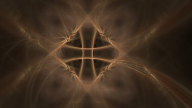 Fantezi kaotik renkli fraktal desen. Soyut Fraktal şekiller. 3D render resimde arka plan veya duvar kağıdı.