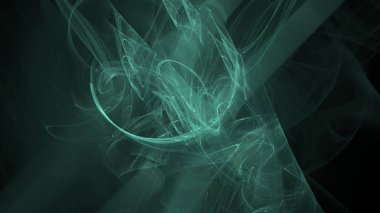 Fantezi kaotik renkli fraktal desen. Soyut Fraktal şekiller. 3D render resimde arka plan veya duvar kağıdı.