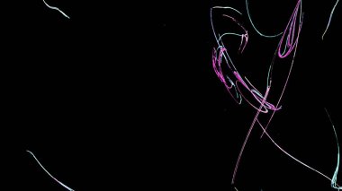 Fantezi kaotik renkli fraktal desen. Soyut Fraktal şekiller. 3D render resimde arka plan veya duvar kağıdı.