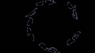 Fantezi kaotik renkli fraktal desen. Soyut Fraktal şekiller. 3D render resimde arka plan veya duvar kağıdı.