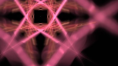 Fantezi kaotik renkli fraktal desen. Soyut Fraktal şekiller. 3D render resimde arka plan veya duvar kağıdı.