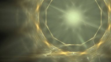 Fantezi kaotik renkli fraktal desen. Soyut Fraktal şekiller. 3D render resimde arka plan veya duvar kağıdı.