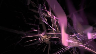 Fantezi kaotik renkli fraktal desen. Soyut Fraktal şekiller. 3D render resimde arka plan veya duvar kağıdı.