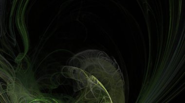 Fantezi kaotik renkli fraktal desen. Soyut Fraktal şekiller. 3D render resimde arka plan veya duvar kağıdı.