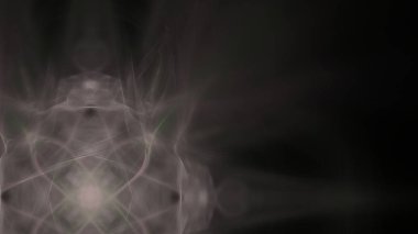 Fantezi kaotik renkli fraktal desen. Soyut Fraktal şekiller. 3D render resimde arka plan veya duvar kağıdı.