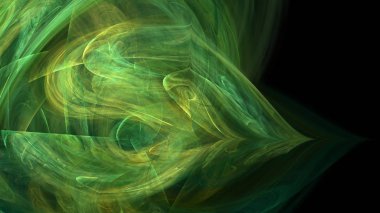 Fantezi kaotik renkli fraktal desen. Soyut Fraktal şekiller. 3D render resimde arka plan veya duvar kağıdı.