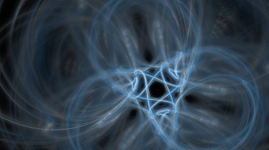 Fantezi kaotik renkli fraktal desen. Soyut Fraktal şekiller. 3D render resimde arka plan veya duvar kağıdı.