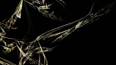 Fantezi kaotik renkli fraktal desen. Soyut Fraktal şekiller. 3D render resimde arka plan veya duvar kağıdı.