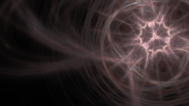 Fantezi kaotik renkli fraktal desen. Soyut Fraktal şekiller. 3D render resimde arka plan veya duvar kağıdı.