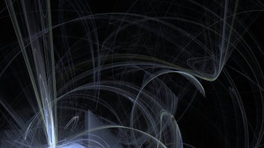 Fantezi kaotik renkli fraktal desen. Soyut Fraktal şekiller. 3D render resimde arka plan veya duvar kağıdı.