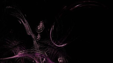 Fantezi kaotik renkli fraktal desen. Soyut Fraktal şekiller. 3D render resimde arka plan veya duvar kağıdı.