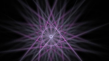 Fantezi kaotik renkli fraktal desen. Soyut Fraktal şekiller. 3D render resimde arka plan veya duvar kağıdı.