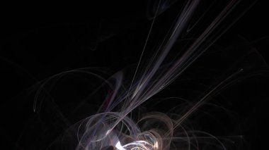 Fantezi kaotik renkli fraktal desen. Soyut Fraktal şekiller. 3D render resimde arka plan veya duvar kağıdı.