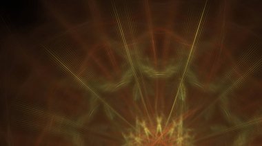 Fantezi kaotik renkli fraktal desen. Soyut Fraktal şekiller. 3D render resimde arka plan veya duvar kağıdı.