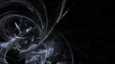 Fantezi kaotik renkli fraktal desen. Soyut Fraktal şekiller. 3D render resimde arka plan veya duvar kağıdı.