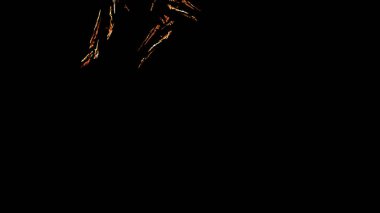 Fantezi kaotik renkli fraktal desen. Soyut Fraktal şekiller. 3D render resimde arka plan veya duvar kağıdı.