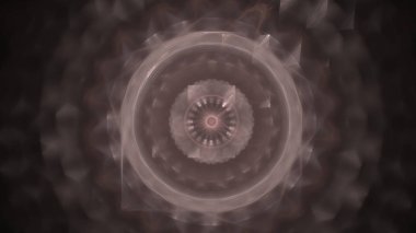 Fantezi kaotik renkli fraktal desen. Soyut Fraktal şekiller. 3D render resimde arka plan veya duvar kağıdı.