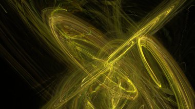 Fantezi kaotik renkli fraktal desen. Soyut Fraktal şekiller. 3D render resimde arka plan veya duvar kağıdı.