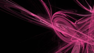 Fantezi kaotik renkli fraktal desen. Soyut Fraktal şekiller. 3D render resimde arka plan veya duvar kağıdı.