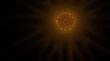 Fantezi kaotik renkli fraktal desen. Soyut Fraktal şekiller. 3D render resimde arka plan veya duvar kağıdı.