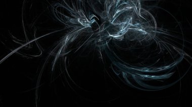 Fantezi kaotik renkli fraktal desen. Soyut Fraktal şekiller. 3D render resimde arka plan veya duvar kağıdı.