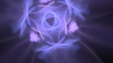 Fantezi kaotik renkli fraktal desen. Soyut Fraktal şekiller. 3D render resimde arka plan veya duvar kağıdı.