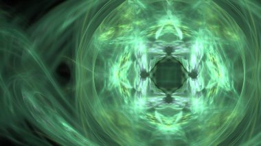 Fantezi kaotik renkli fraktal desen. Soyut Fraktal şekiller. 3D render resimde arka plan veya duvar kağıdı.