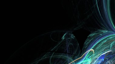 Fantezi kaotik renkli fraktal desen. Soyut Fraktal şekiller. 3D render resimde arka plan veya duvar kağıdı.