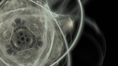 Fantezi kaotik renkli fraktal desen. Soyut Fraktal şekiller. 3D render resimde arka plan veya duvar kağıdı.