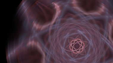 Fantezi kaotik renkli fraktal desen. Soyut Fraktal şekiller. 3D render resimde arka plan veya duvar kağıdı.