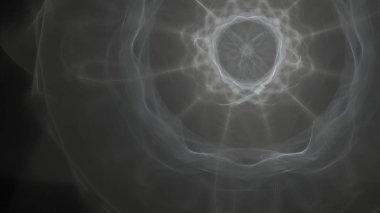 Fantezi kaotik renkli fraktal desen. Soyut Fraktal şekiller. 3D render resimde arka plan veya duvar kağıdı.