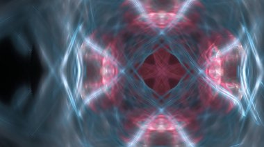 Fantezi kaotik renkli fraktal desen. Soyut Fraktal şekiller. 3D render resimde arka plan veya duvar kağıdı.