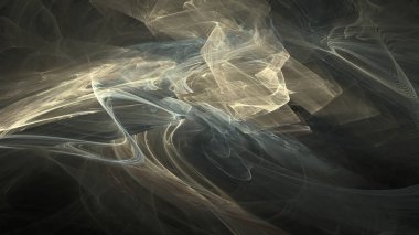 Fantezi kaotik renkli fraktal desen. Soyut Fraktal şekiller. 3D render resimde arka plan veya duvar kağıdı.