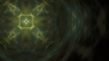 Fantezi kaotik renkli fraktal desen. Soyut Fraktal şekiller. 3D render resimde arka plan veya duvar kağıdı.