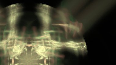 Fantezi kaotik renkli fraktal desen. Soyut Fraktal şekiller. 3D render resimde arka plan veya duvar kağıdı.