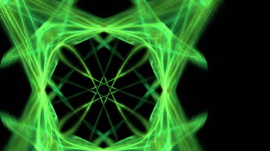 Fantezi kaotik renkli fraktal desen. Soyut Fraktal şekiller. 3D render resimde arka plan veya duvar kağıdı.