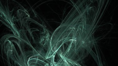 Fantezi kaotik renkli fraktal desen. Soyut Fraktal şekiller. 3D render resimde arka plan veya duvar kağıdı.