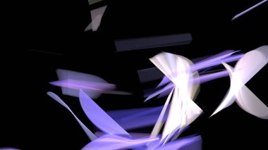 Fantezi kaotik renkli fraktal desen. Soyut Fraktal şekiller. 3D render resimde arka plan veya duvar kağıdı.