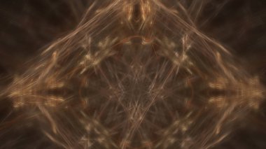 Fantezi kaotik renkli fraktal desen. Soyut Fraktal şekiller. 3D render resimde arka plan veya duvar kağıdı.