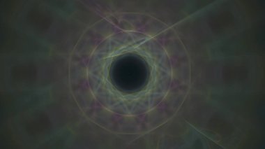 Fantezi kaotik renkli fraktal desen. Soyut Fraktal şekiller. 3D render resimde arka plan veya duvar kağıdı.