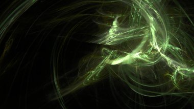 Fantezi kaotik renkli fraktal desen. Soyut Fraktal şekiller. 3D render resimde arka plan veya duvar kağıdı.