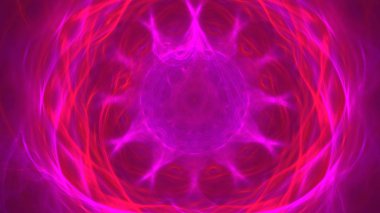 Fantezi kaotik renkli fraktal desen. Soyut Fraktal şekiller. 3D render resimde arka plan veya duvar kağıdı.