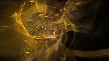 Fantezi kaotik renkli fraktal desen. Soyut Fraktal şekiller. 3D render resimde arka plan veya duvar kağıdı.