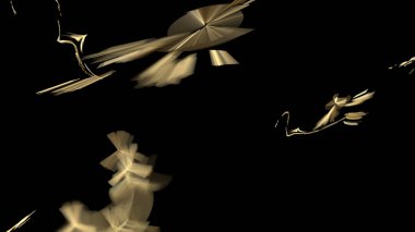 Fantezi kaotik renkli fraktal desen. Soyut Fraktal şekiller. 3D render resimde arka plan veya duvar kağıdı.