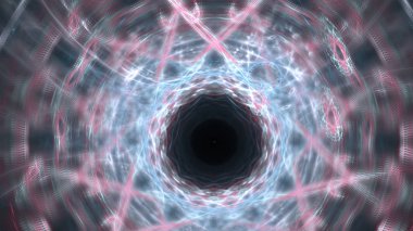 Fantezi kaotik renkli fraktal desen. Soyut Fraktal şekiller. 3D render resimde arka plan veya duvar kağıdı.