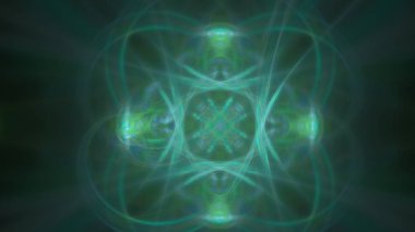 Fantezi kaotik renkli fraktal desen. Soyut Fraktal şekiller. 3D render resimde arka plan veya duvar kağıdı.