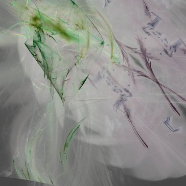 Fantezi kaotik renkli fraktal desen. Soyut Fraktal şekiller. 3D render resimde arka plan veya duvar kağıdı.