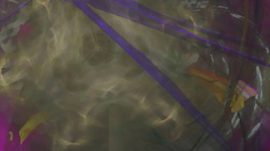 Fantezi kaotik renkli fraktal desen. Soyut Fraktal şekiller. 3D render resimde arka plan veya duvar kağıdı.