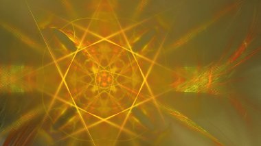 Fantezi kaotik renkli fraktal desen. Soyut Fraktal şekiller. 3D render resimde arka plan veya duvar kağıdı.