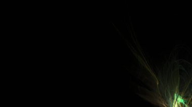 Fantezi kaotik renkli fraktal desen. Soyut Fraktal şekiller. 3D render resimde arka plan veya duvar kağıdı.